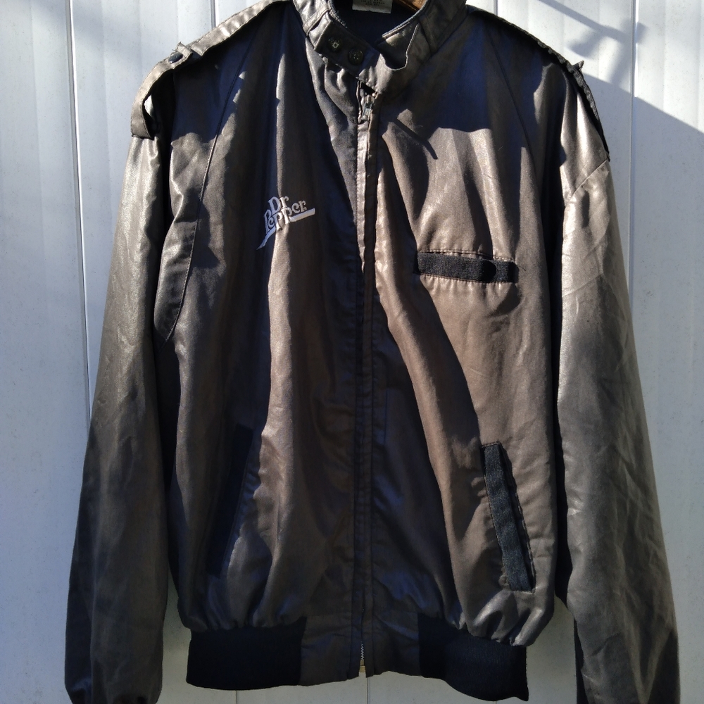 VINTAGE DR PEPPER BOMBER STYLE JACKET